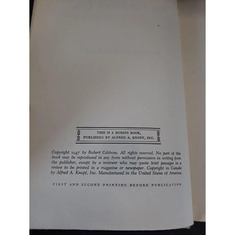 The Patchwork Time by Robert‎ Gibbons/Knopf Publisher 1948